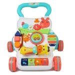 Educational Pusher for a Baby with an Interactive Microphone
