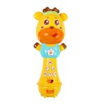 Educational Pusher for a Baby with an Interactive Microphone