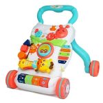 Educational Pusher for a Baby with an Interactive Microphone