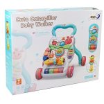 Educational Pusher for a Baby with an Interactive Microphone