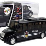 Black Police Bus Spring Drive Lights