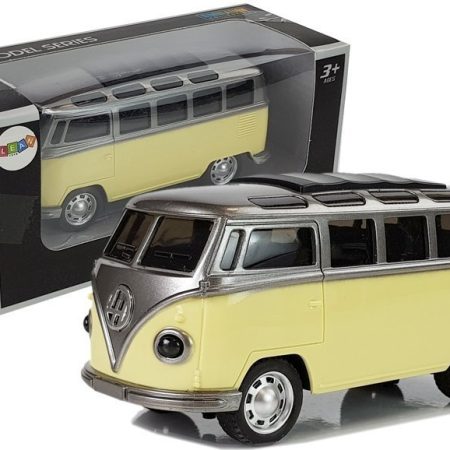Bus with a drive and sound Yellow