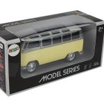 Bus with a drive and sound Yellow