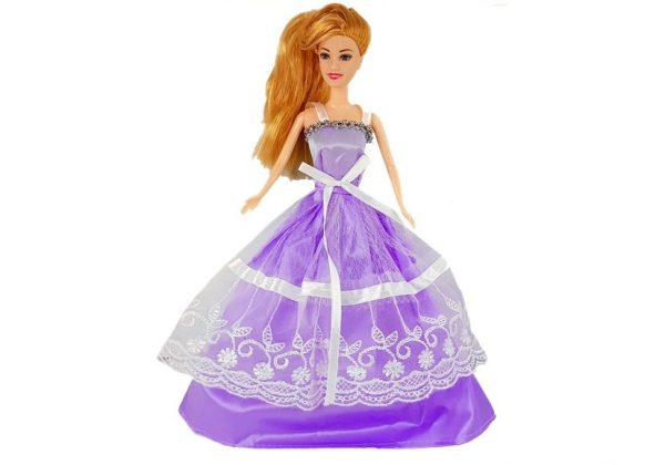 Doll Blue Prom Dress Handbag Studs Jewelry