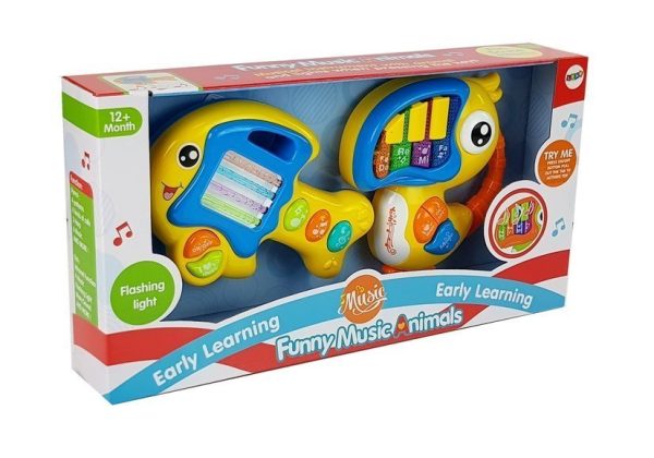 Piano and Guitar Battery Operated Parrot Fish