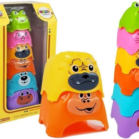 Pyramid for a baby Animals Cups