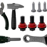 Tool Set Battery Drill Hammer Helmet