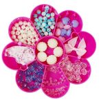 DIY Jewelry Bead Set Folding Mirror Box