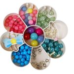 DIY Jewelry Bead Set Folding Mirror Box