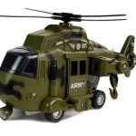 Military Rescue Helicopter 1:16 Hook Sound Light
