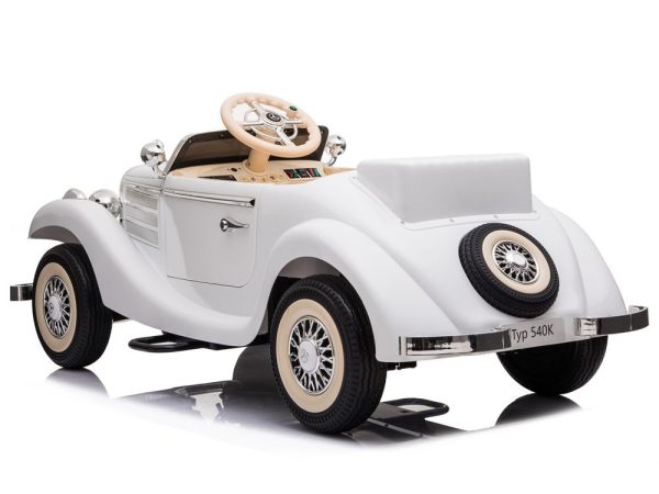 Electric Ride On Car Mercedes 540K White