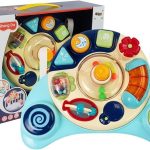 Interactive Baby Panel Toy Music Animal Blue