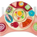 Interactive Baby Panel Toy Music Animal Pink