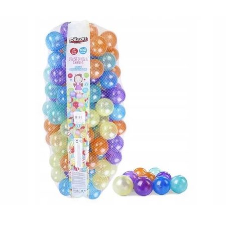 Pilsan Play Pool Balls 7 cm 100 Pcs in Net 06411
