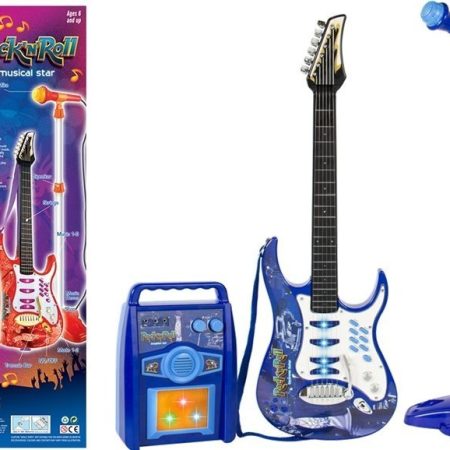 Kids Toy Guitar Amplifier Microphone MP3 Input