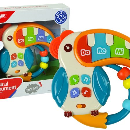Musical Pianino Parrot Sounds Lights Beads