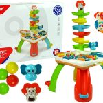 Educational Table Slide For Balls Piano Bin Toothed Wheels