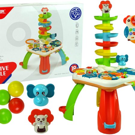Educational Table Slide For Balls Piano Bin Toothed Wheels