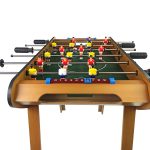Large Wooden Soccer Table Playing Foosball