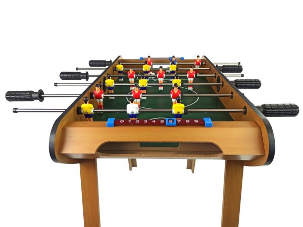 Large Wooden Soccer Table Playing Foosball