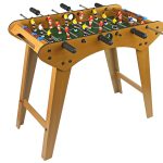 Large Wooden Soccer Table Playing Foosball