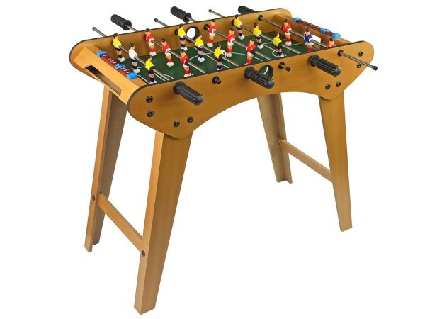 Large Wooden Soccer Table Playing Foosball