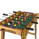 Large Wooden Soccer Table Playing Foosball