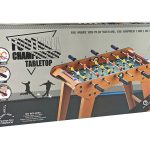 Large Wooden Soccer Table Playing Foosball