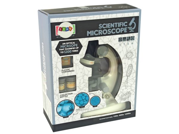 Children's Microscope Educational White Kit