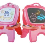 Double-sided Magnetic Chalkboard Pink Templates