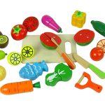Wooden Fruit and Vegetable Chopping Set