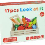 Wooden Fruit and Vegetable Chopping Set