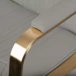 GABBIANO HAIRDRESSING CHAIR ACRI GOLD - BEIGE