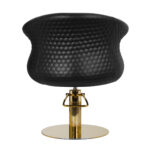 Gabbiano hairdressing chair Wersal gold black