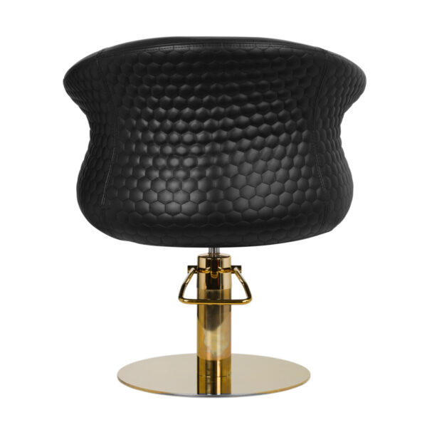 Gabbiano hairdressing chair Wersal gold black