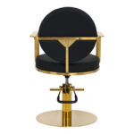 GABBIANO HAIRDRESSING CHAIR ARRAS BLACK GOLD