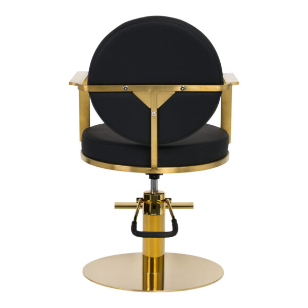 GABBIANO HAIRDRESSING CHAIR ARRAS BLACK GOLD