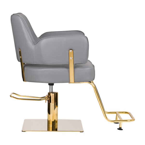 GABBIANO HAIRDRESSING CHAIR LINZ GOLD GREY