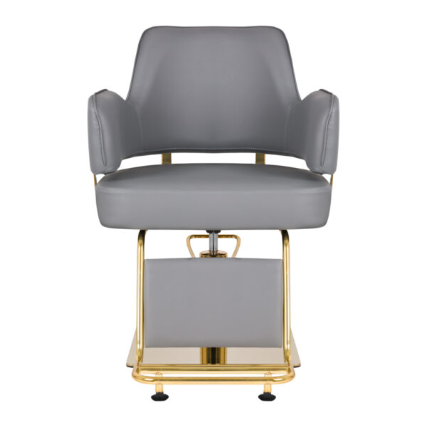 GABBIANO HAIRDRESSING CHAIR LINZ GOLD GREY