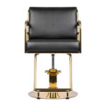 GABBIANO HAIRDRESSING CHAIR PRATO GOLD - BLACK