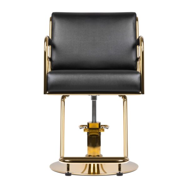 GABBIANO HAIRDRESSING CHAIR PRATO GOLD - BLACK