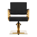 GABBIANO HAIRDRESSING CHAIR AVILA BLACK GOLD