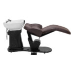 Gabbiano electric hairdressing wash unit TRYCHO brown