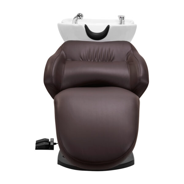 Gabbiano electric hairdressing wash unit TRYCHO brown