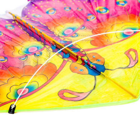 Kite large 90cm butterfly purple