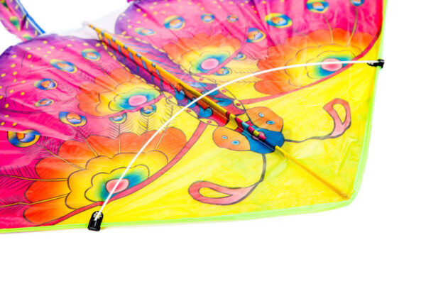 Kite large 90cm butterfly purple