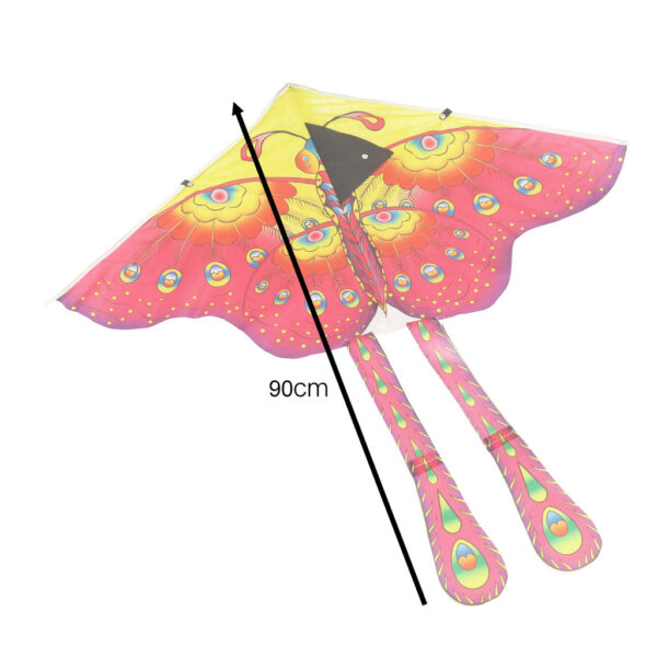 Kite large 90cm butterfly purple
