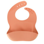 Silicone dishes for babies infant table set of 4 items orange teddy bear