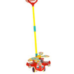 Pusher on a stick helicopter plane with sound