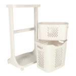 Dirty clothes basket post-coital driving